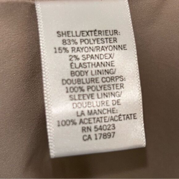 New, Banana Republic Two Button Front Long Sleeve Blazer Jacket - Picture 6 of 8